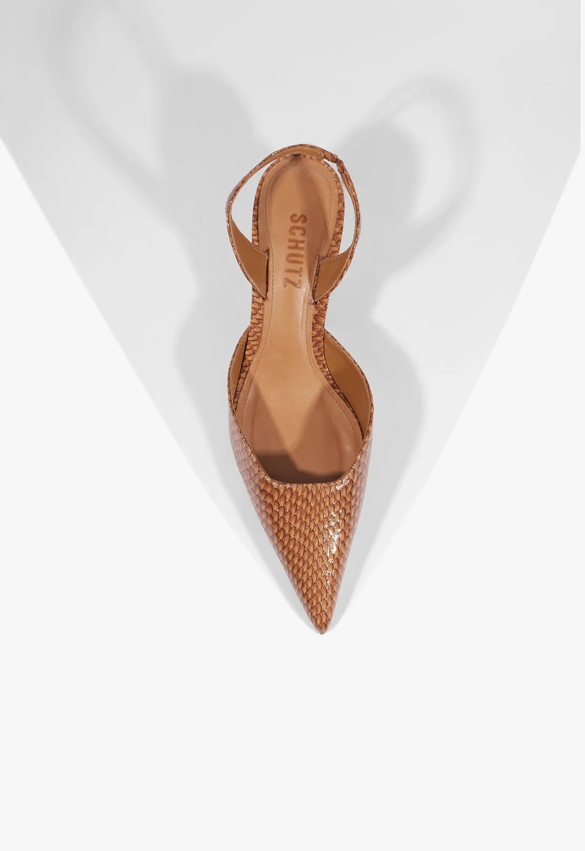 Paola Mid Leather Pump - Image 4